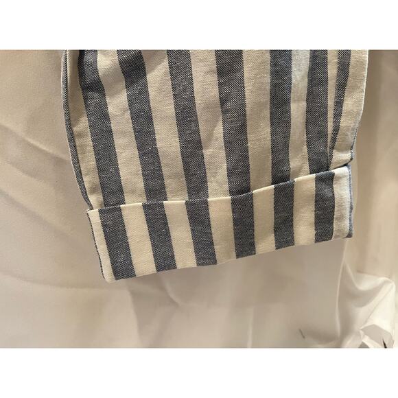 Rebecca Minkoff Vera Striped Drawstring Pants - Cropped - Size M - NWOT - Picture 6 of 10